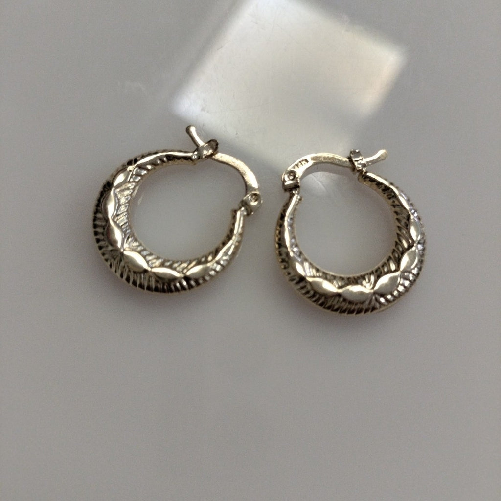 ARETES ARRACADAS HUECAS 14K 1.8 GR (NUEVO)