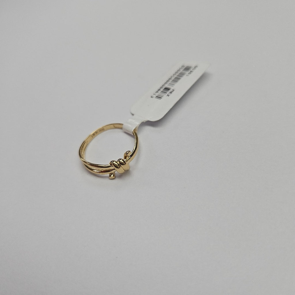 ANILLO ANILLITO C NUDO 14K 7 TALLA 2 GR (NUEVO)