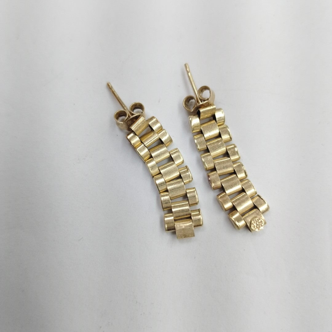 ARETES PAR ORO 14 K 2,40 GRMS (SEMINUEVO)