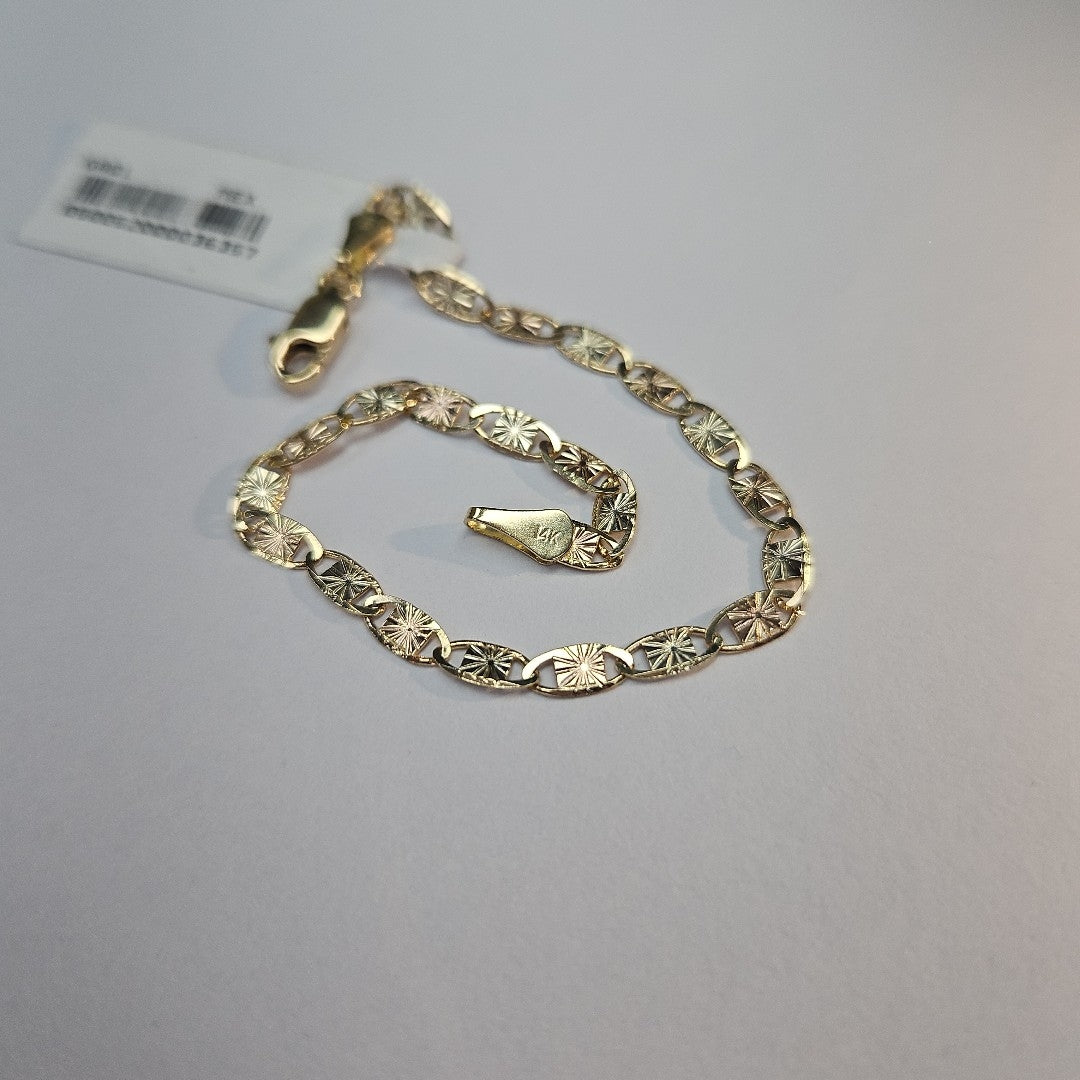 PULSERA GUCHI 14K 18 CM 3.1 GR (NUEVO)