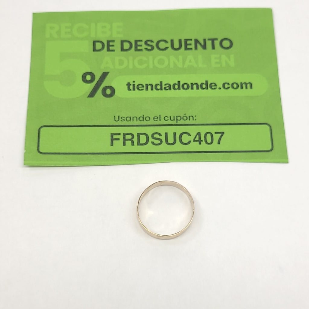 ARGOLLA ORO 10 K 1.5 GRMS (SEMINUEVO)