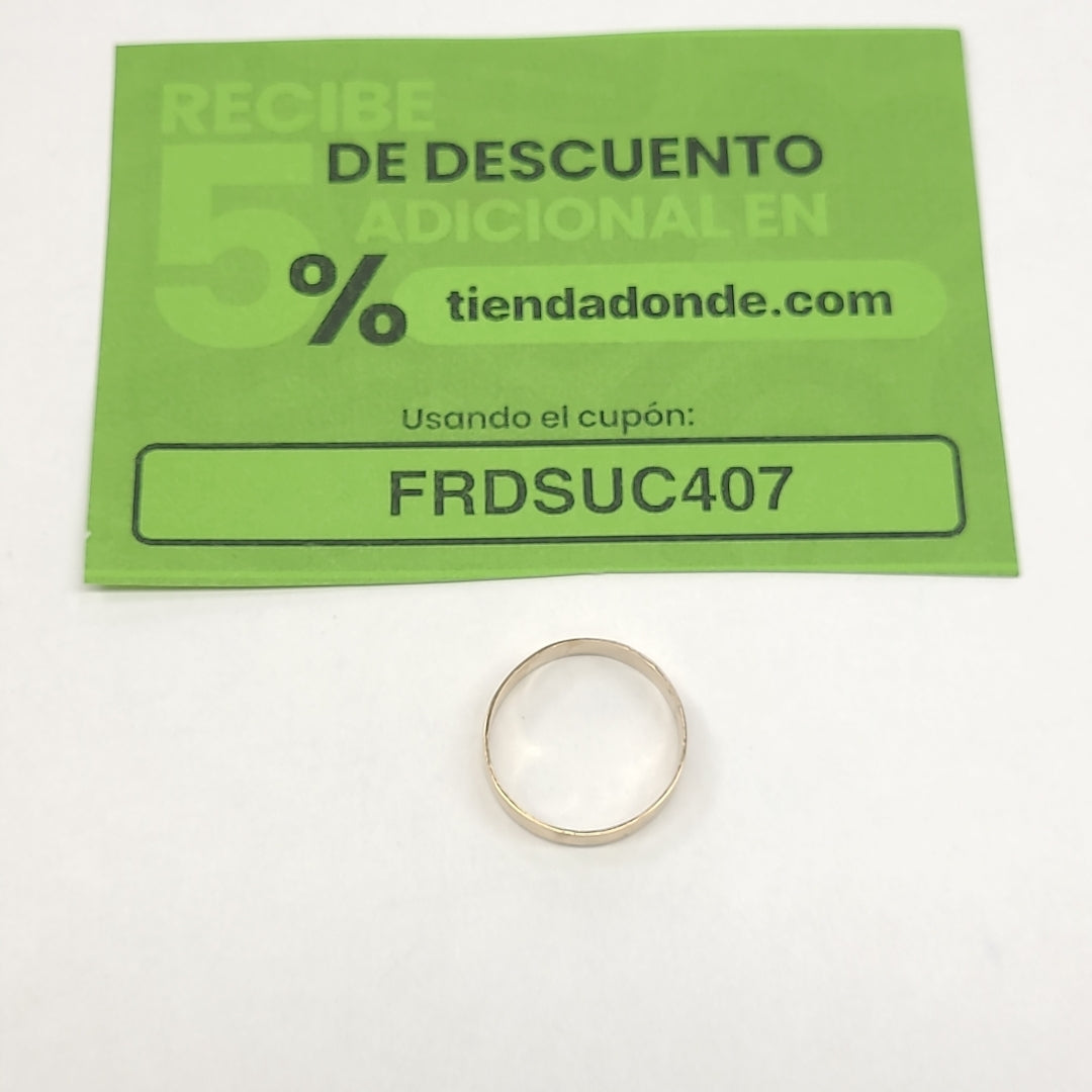 ARGOLLA ORO 10 K 1.5 GRMS (SEMINUEVO)