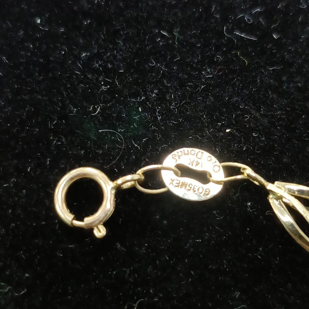 PULSERA ESPECIAL 14K 18 CM 2.1 GR (NUEVO)
