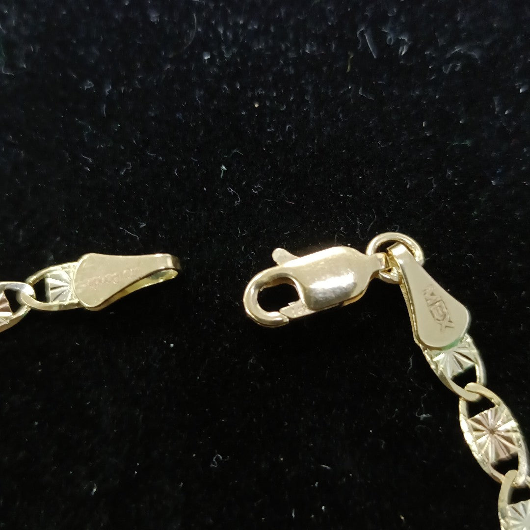 PULSERA GUCHI 14K 18 CM 3.1 GR (NUEVO)