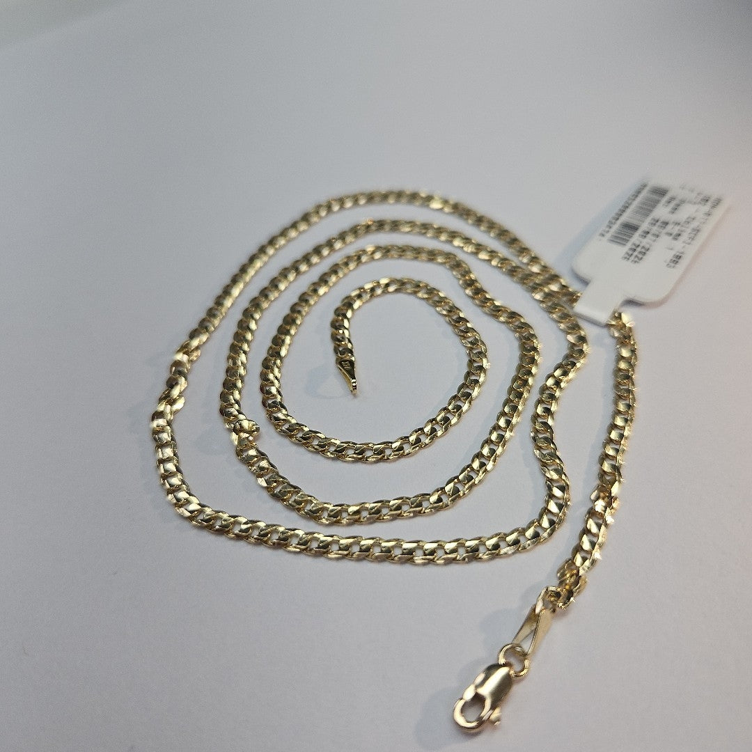 CADENA BARBADA 14K 60 CM 10 GR (NUEVO)