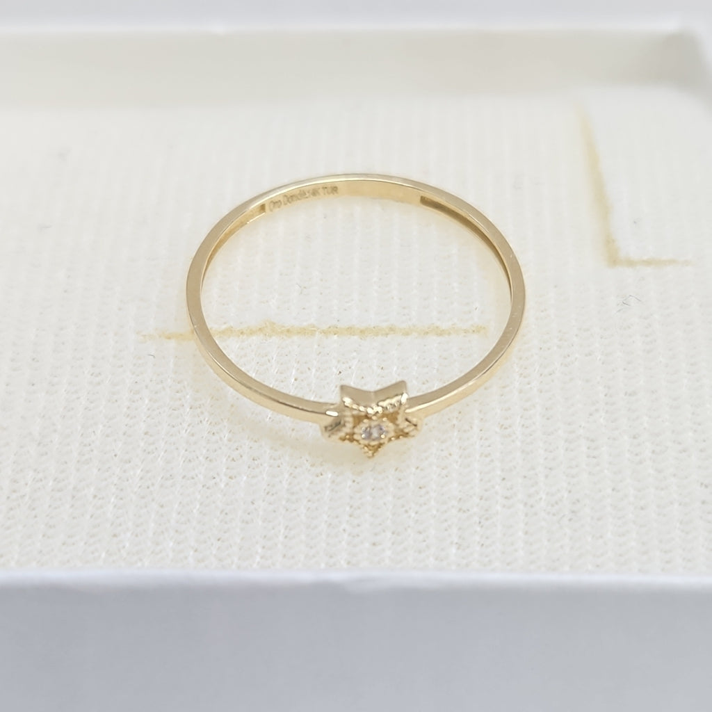 ANILLOS DAMA ORO 14K 0.8 (NUEVO)