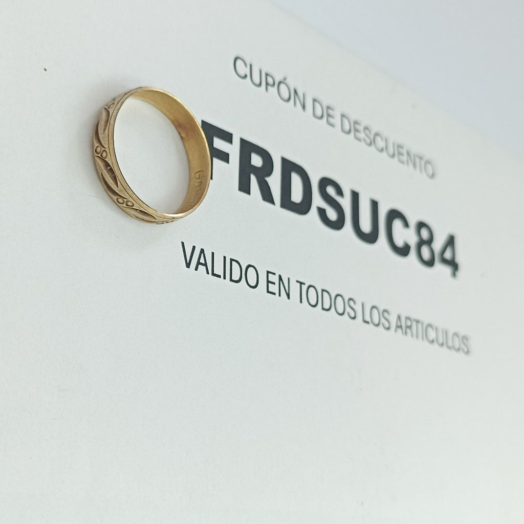 ARGOLLA ORO 10 K 1,20 GRMS (SEMINUEVO)