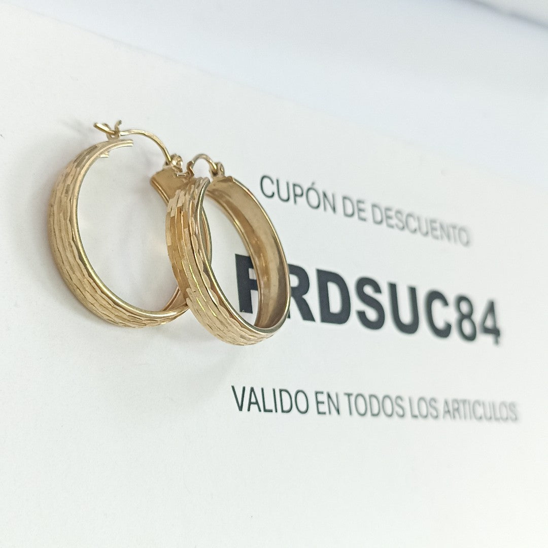 ARRACADAS PAR ORO 10 K 3,00 GRMS (SEMINUEVO)