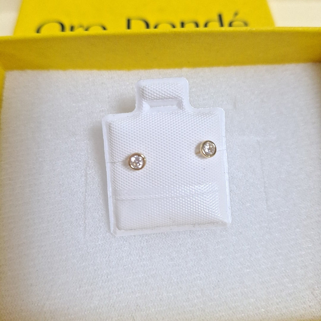 BROQUELES BROQUEL C CIRCONIA 14K 0.1501 GR (NUEVO)