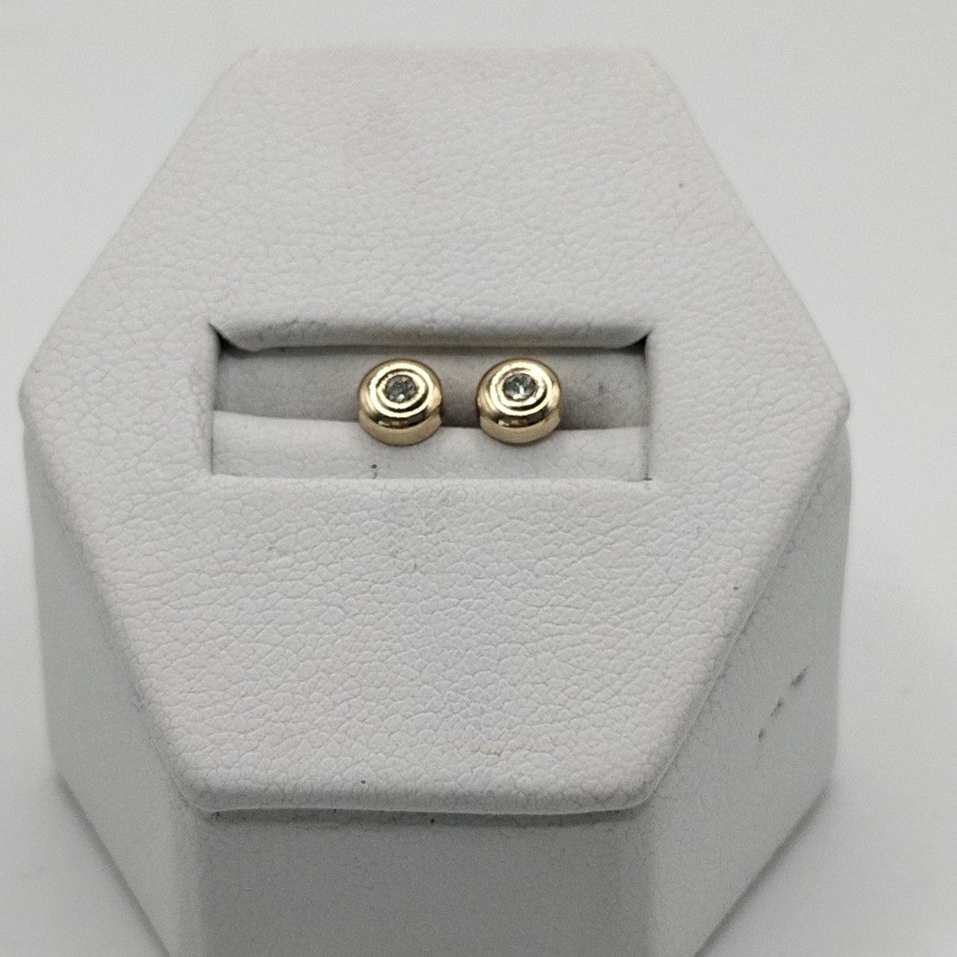 BROQUELES BROQUEL C CIRCONIA 14K 0.27 GR (NUEVO)