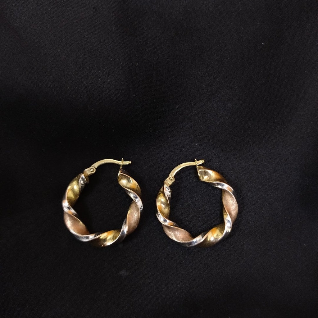 ARRACADAS PAR ORO COMBINADO 10 K 2.8 GRMS (SEMINUEVO)