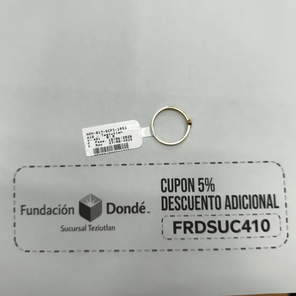 ANILLOS DAMA ORO 14K 1.4 (NUEVO)
