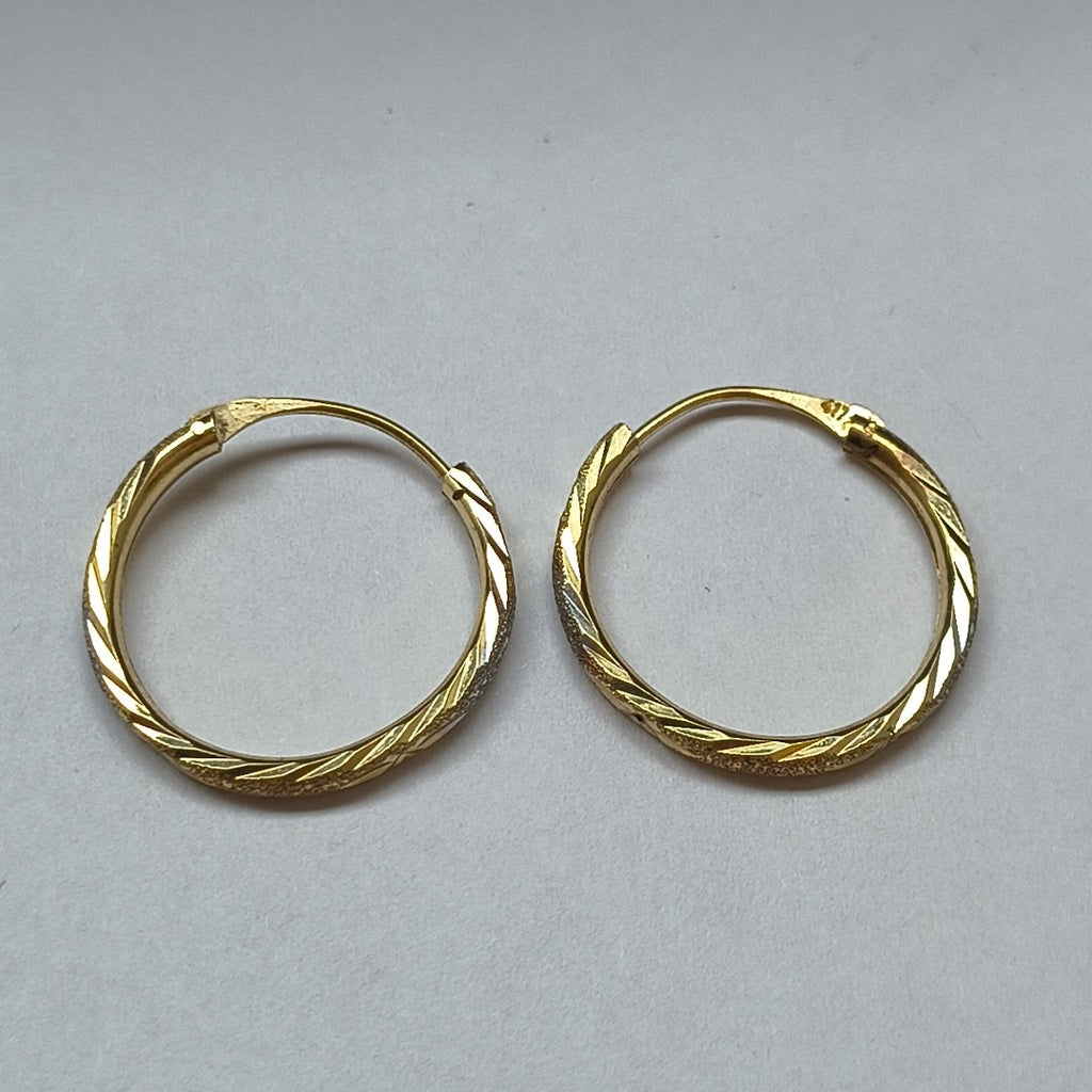 ARRACADAS PAR ORO 10 K 1,40 GRMS (SEMINUEVO)