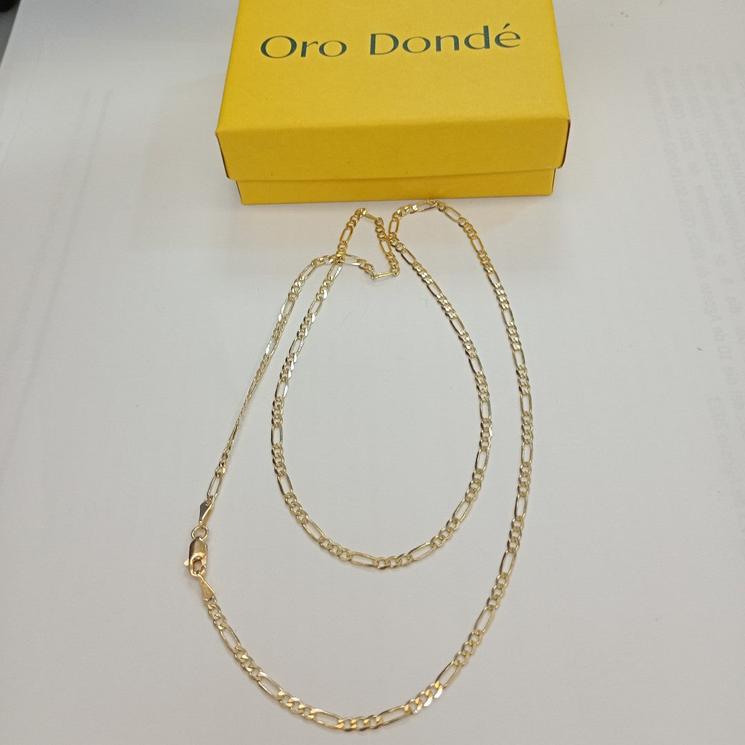 CADENA 3X1 14K 55 CM 5 GR (NUEVO)
