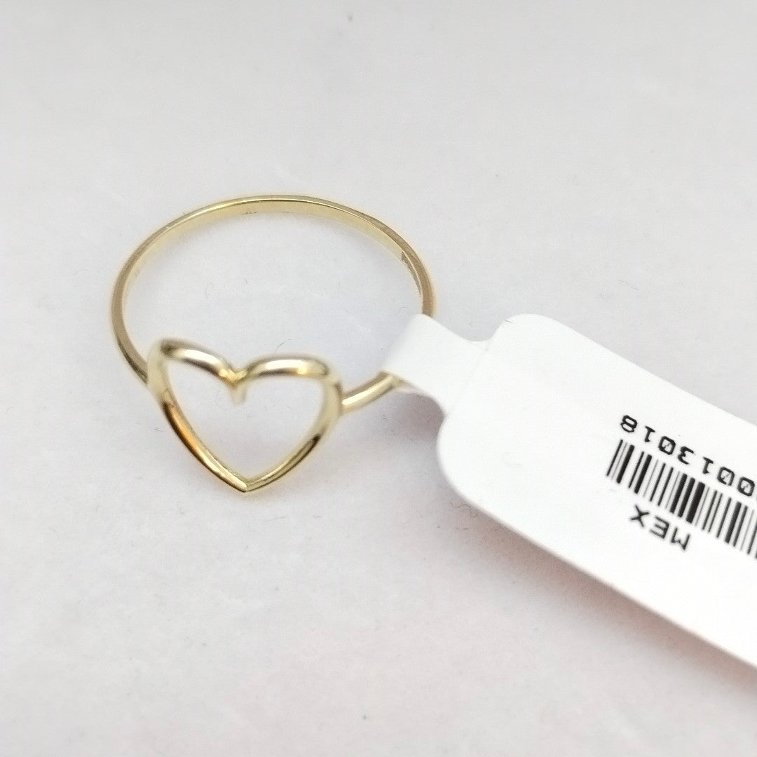 ANILLOS ANILLITO FIG CORAZON 10K TALLA 7 0.8 GR (NUEVO)