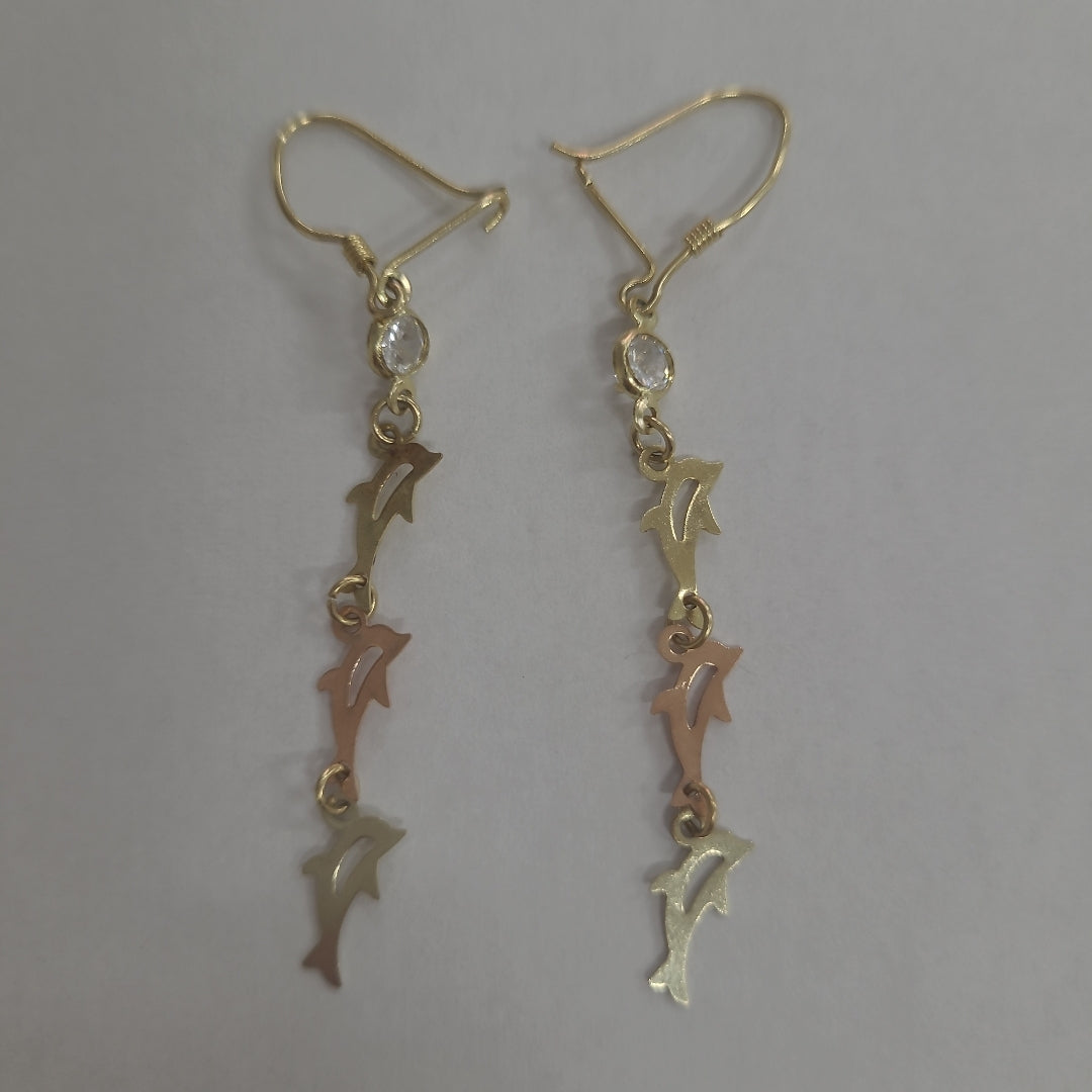 ARETES PAR ORO 10 K 1.5 GRMS (SEMINUEVO)