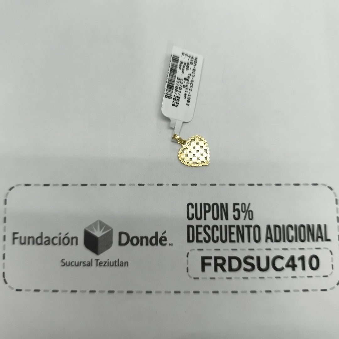 DIJE FIG CORAZON 14K 0.7 GR (NUEVO)
