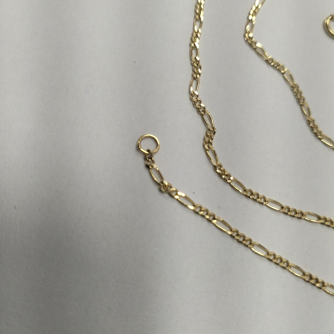 CADENAS TEJIDO 3X1 ORO 14K 55 CM 2.7 GR (NUEVO)