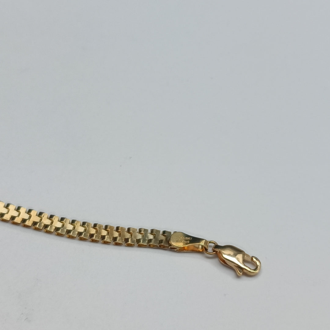 PULSERA ESPECIAL 14K 18 CM 4 GR (NUEVO)