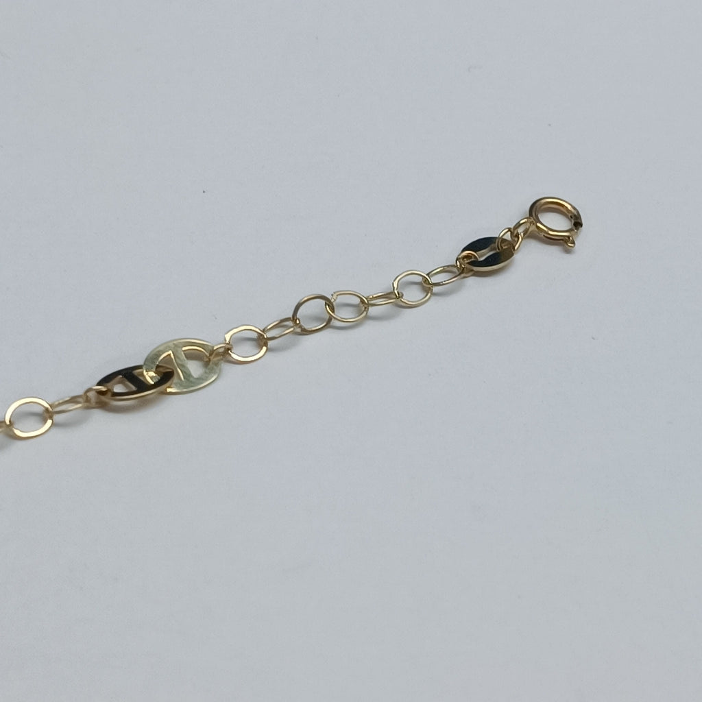 PULSERA ESPECIAL 14K 18 CM 1.5 GR (NUEVO)