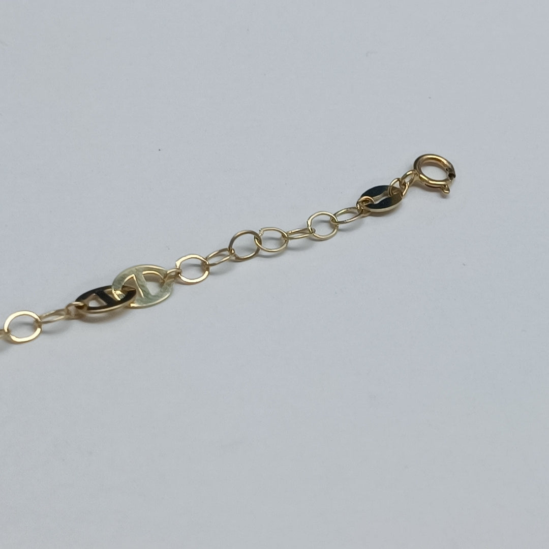 PULSERA ESPECIAL 14K 18 CM 1.5 GR (NUEVO)