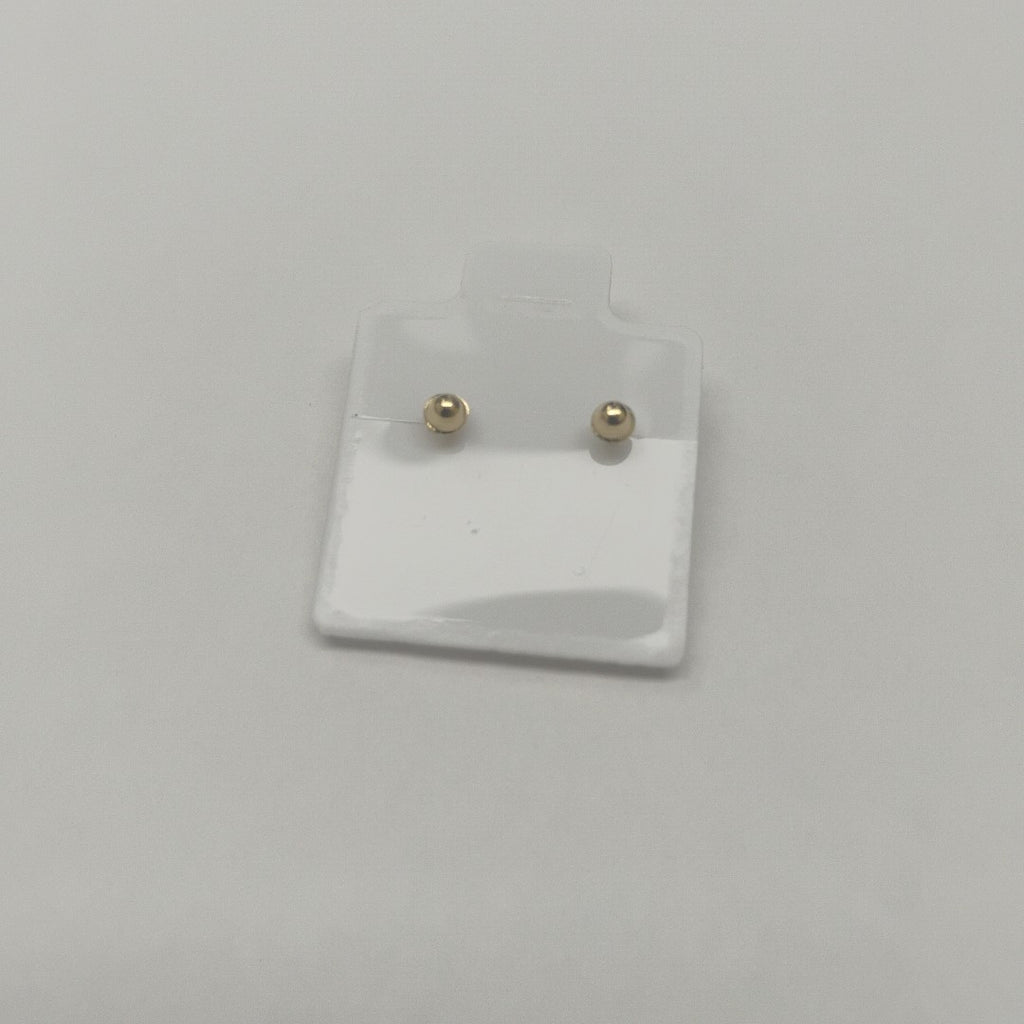 BROQUELES BROQUEL FIG BOTON C CIRCONIA 14K 0.2916 GR (NUEVO)
