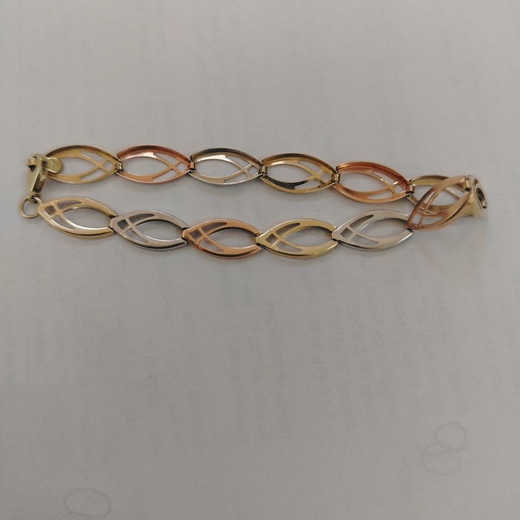 PULSERA ORO, ORO COMBINADO 10 K 3 GRMS (SEMINUEVO)