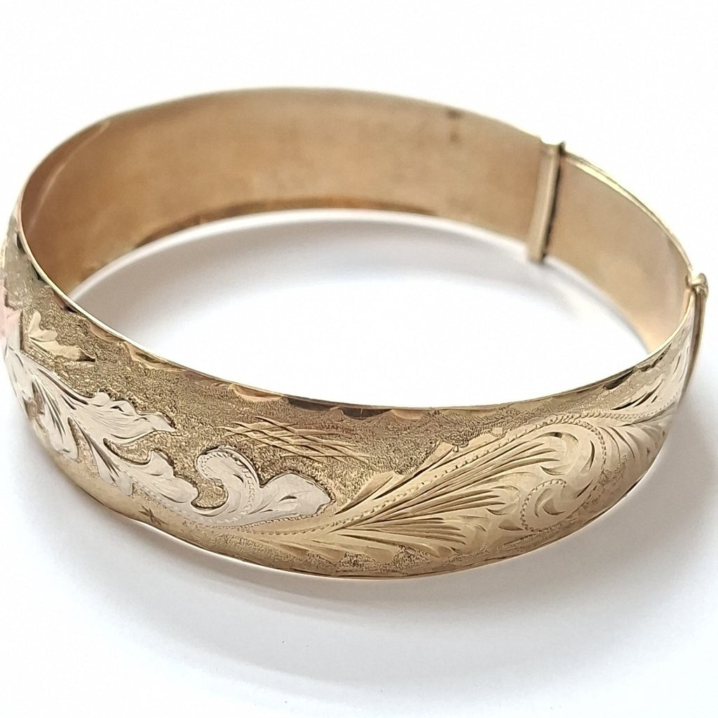 PULSERA RIGIDA ORO 8 K 21.7 GRMS (SEMINUEVO)