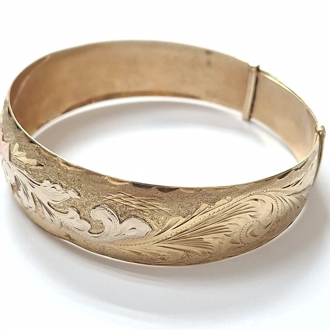 PULSERA RIGIDA ORO 8 K 21.7 GRMS (SEMINUEVO)