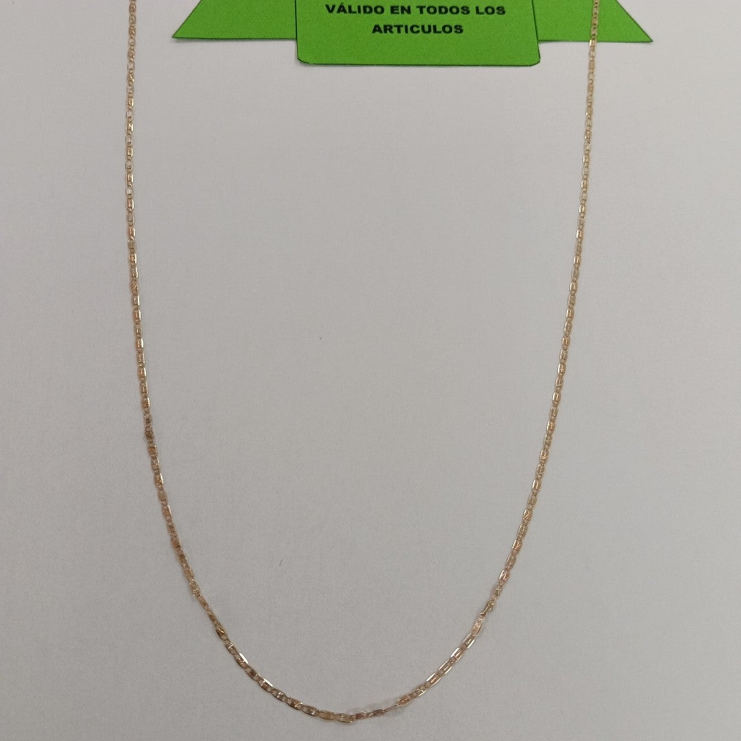 CADENA ORO COMBINADO 10 K 1,80 GRMS (SEMINUEVO)