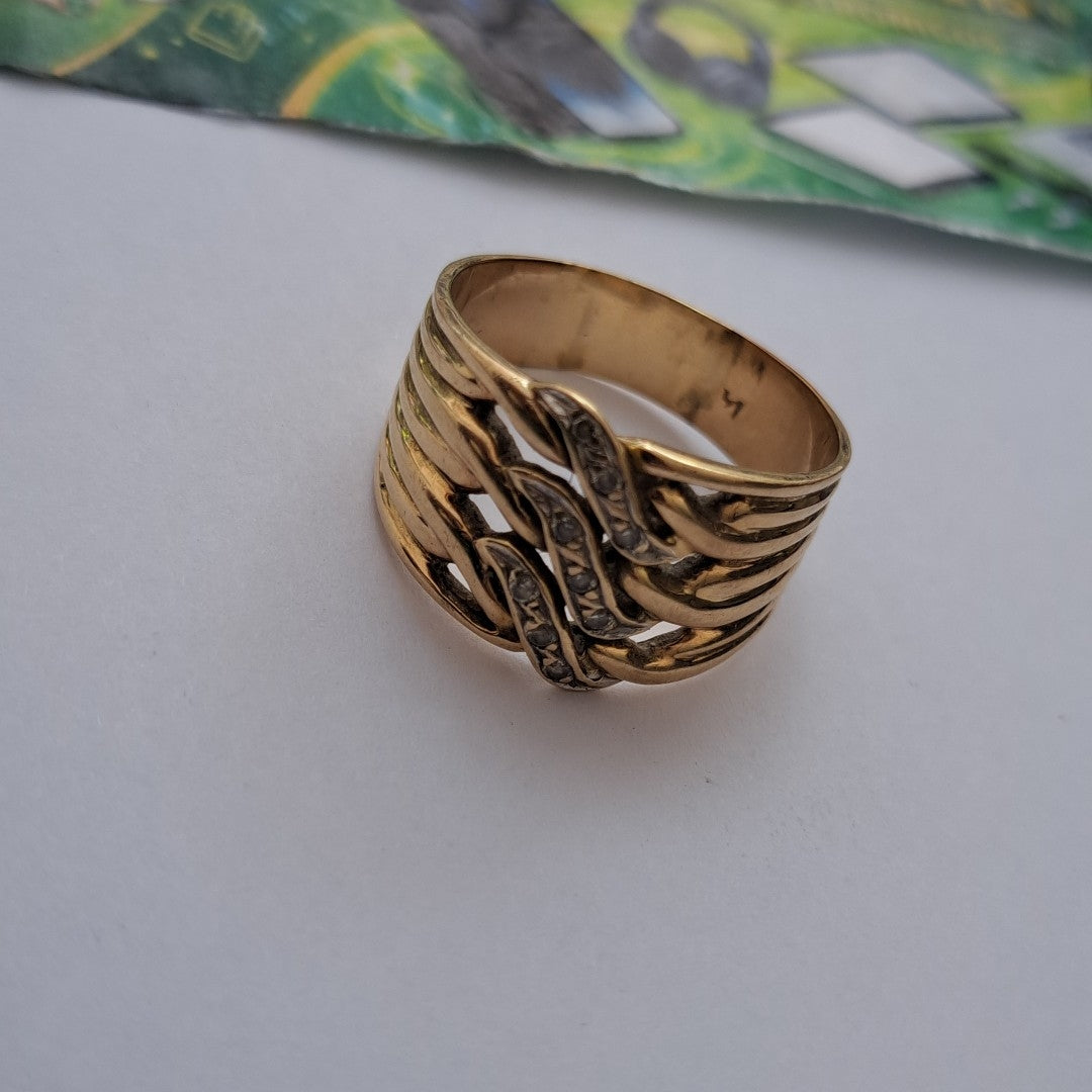 ANILLO ORO 14 K 8.6 GRMS (SEMINUEVO)