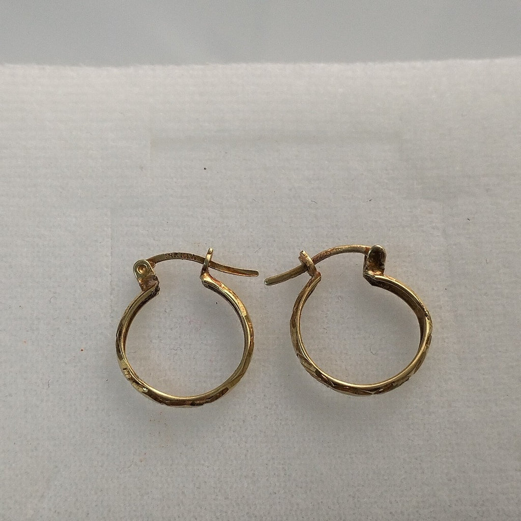 ARRACADAS PAR ORO 14 K 1 GRMS (SEMINUEVO)