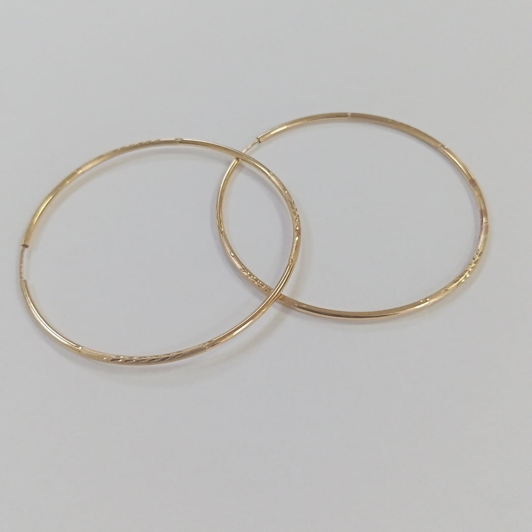 ARRACADAS PAR ORO 14 K 2,10 GRMS (SEMINUEVO)