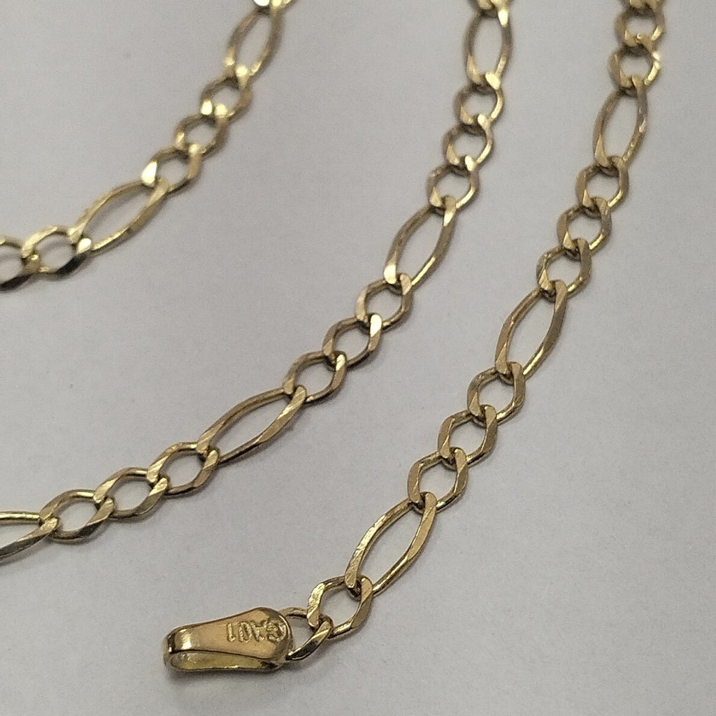 CADENAS TEJIDO 3X1 ORO 10K 60 CM 4.5 GR (NUEVO)