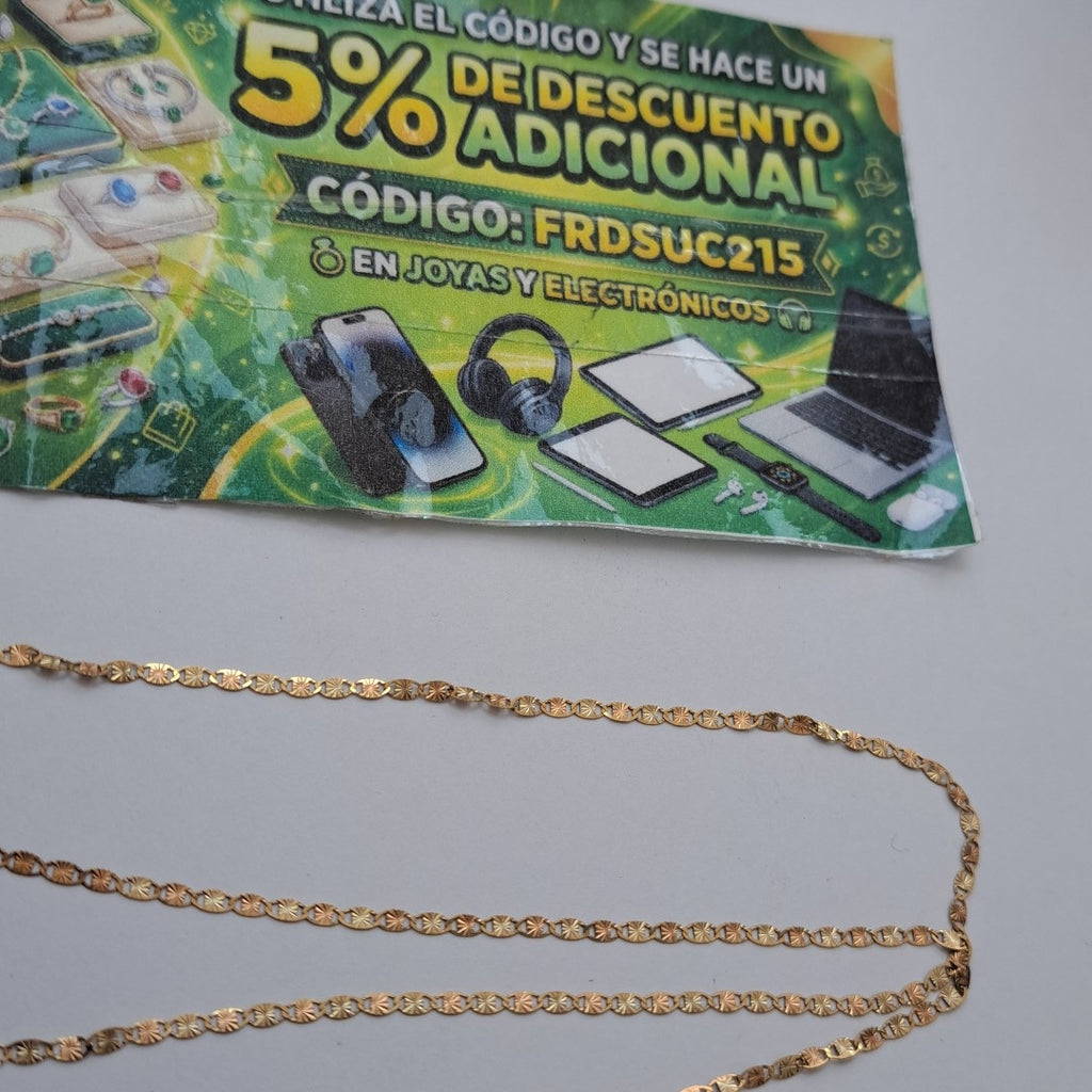 CADENA ORO 10 K 1.5 GRMS (SEMINUEVO)
