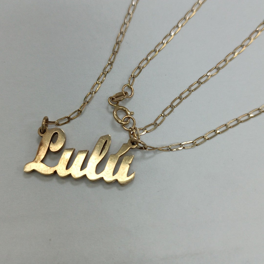 CADENA, DIJE ORO 14 K 3.7 GRMS (SEMINUEVO)