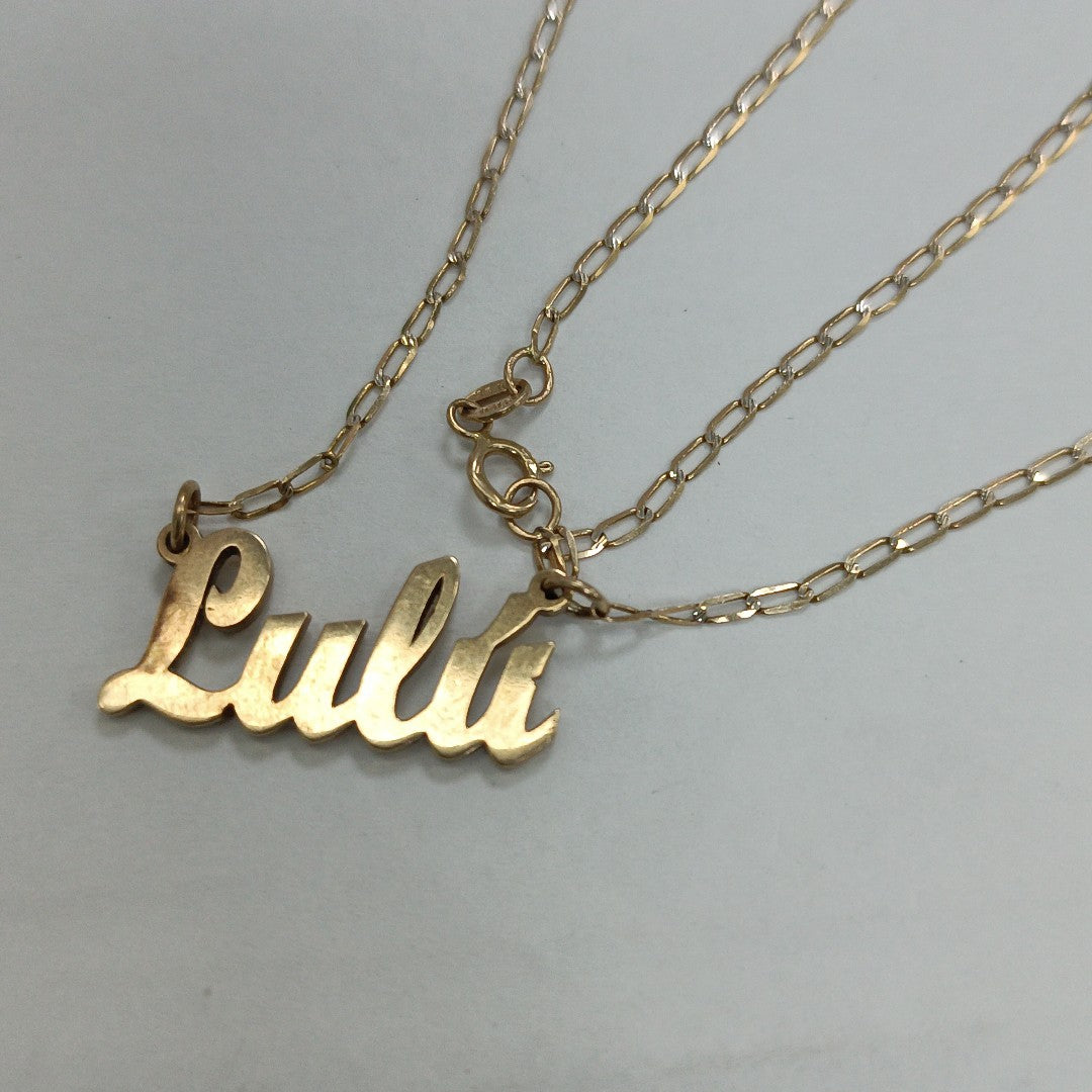 CADENA, DIJE ORO 14 K 3.7 GRMS (SEMINUEVO)