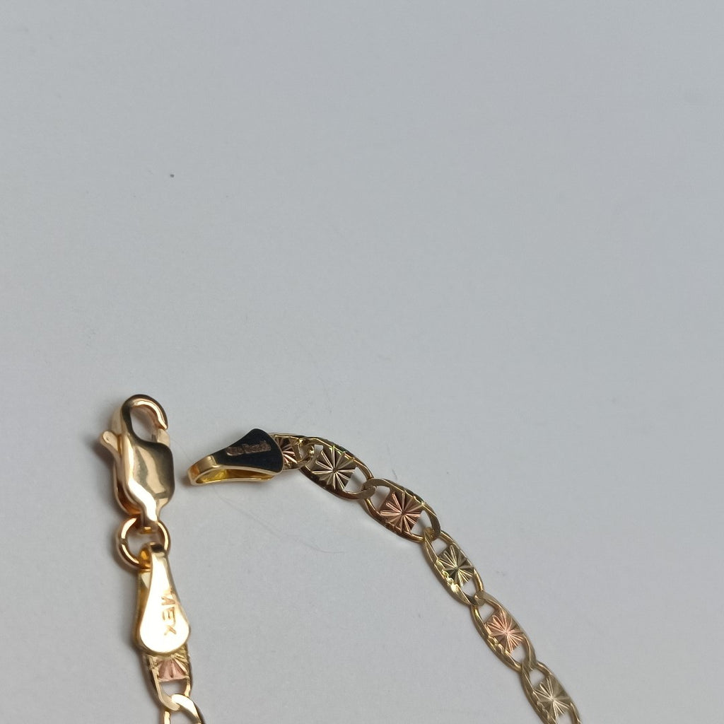PULSERA GUCHI 14K 18 CM 2.9 GR (NUEVO)