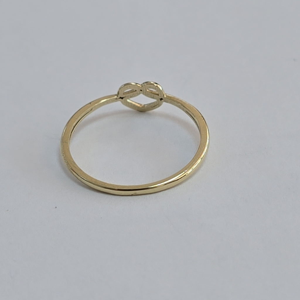 ANILLOS ANILLITO FIG CORAZON 10K TALLA 7 0.8 GR (NUEVO)
