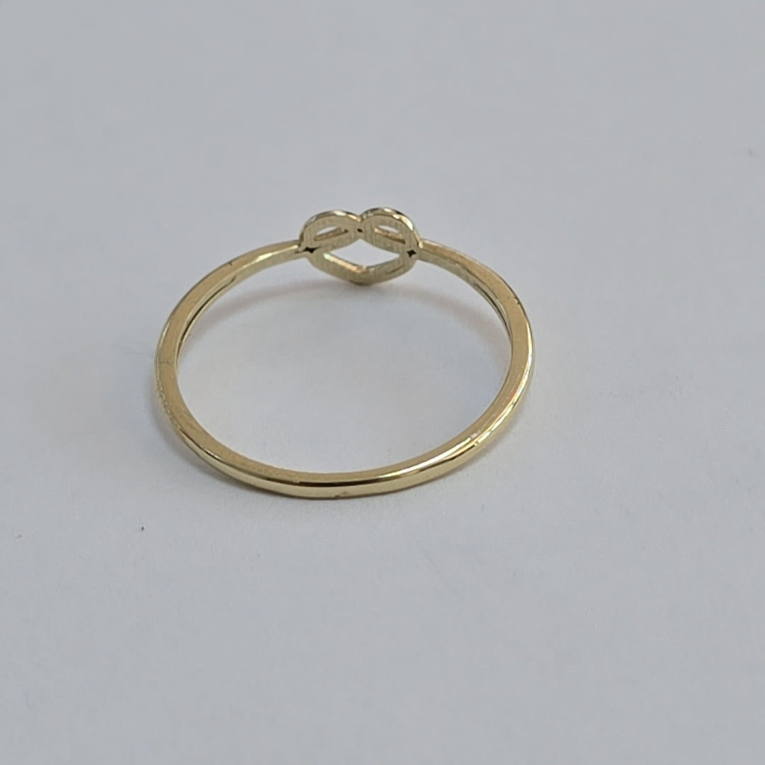 ANILLOS ANILLITO FIG CORAZON 10K TALLA 7 0.8 GR (NUEVO)