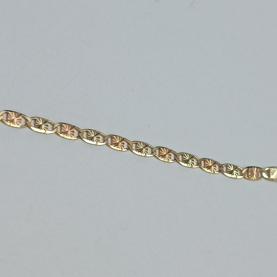 PULSERA GUCHI 14K 18 CM 2.9 GR (NUEVO)
