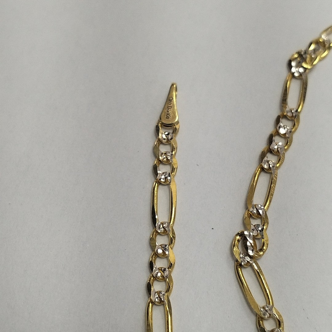 CADENAS 3X1 DIAMANTADA ORO 14K 55 CM 8.5 GR (NUEVO)
