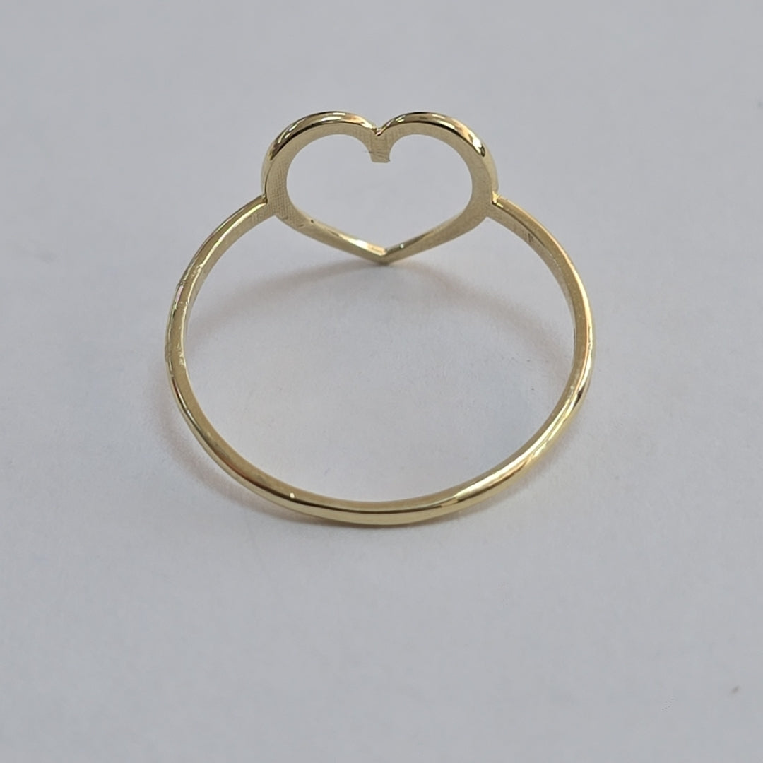 ANILLOS ANILLITO FIG CORAZON 10K TALLA 7 0.8 GR (NUEVO)