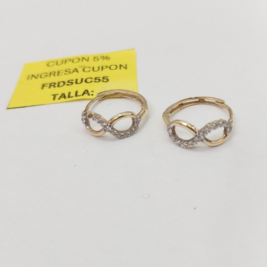 ARRACADAS PAR ORO 14 K 1,70 GRMS (SEMINUEVO)