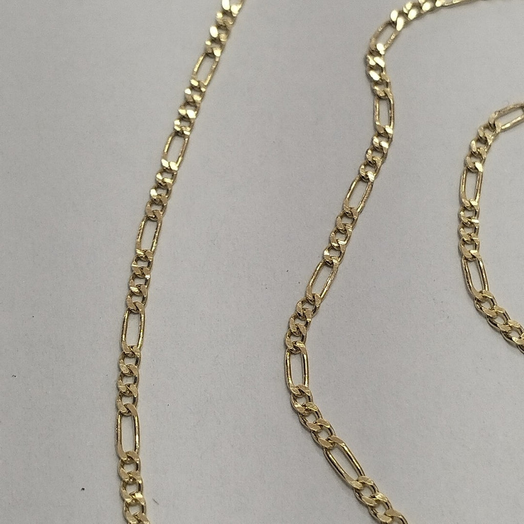 CADENAS TEJIDO 3X1 ORO 14K 55 CM 2.4 GR (NUEVO)