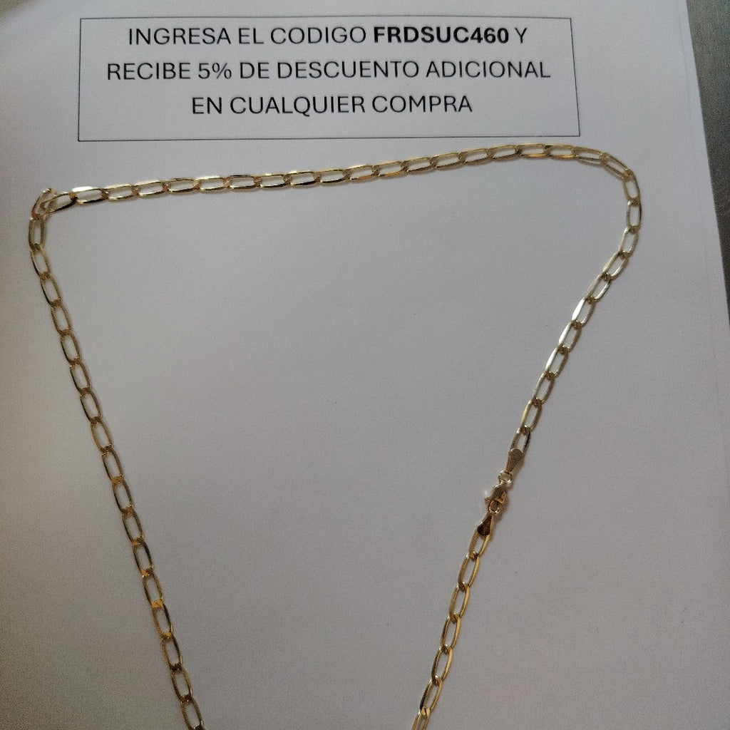 CADENA ESLABON 14K 60 CM 11.9 GR (NUEVO)