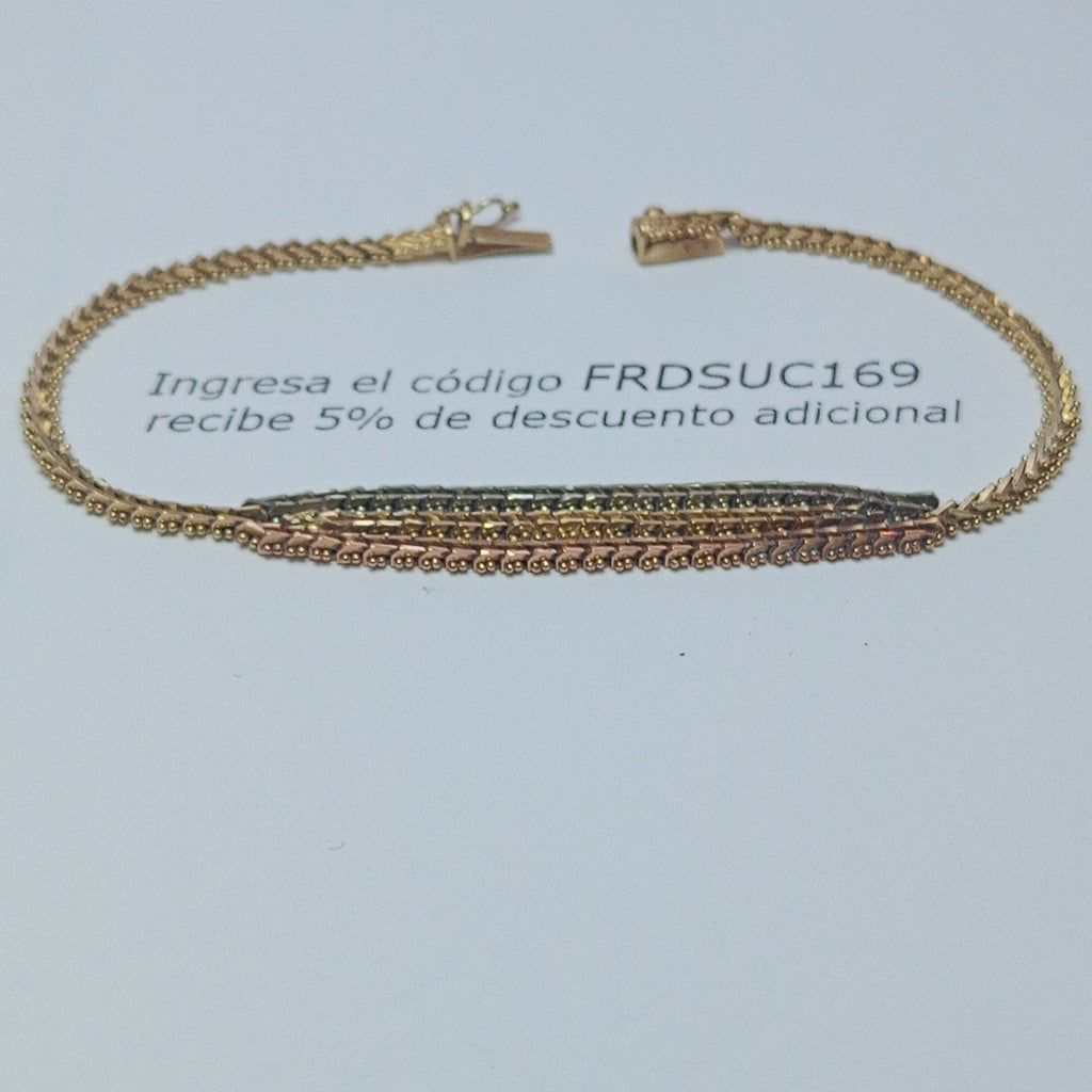 PULSERA ORO 14 K 9.2 GRMS (SEMINUEVO)