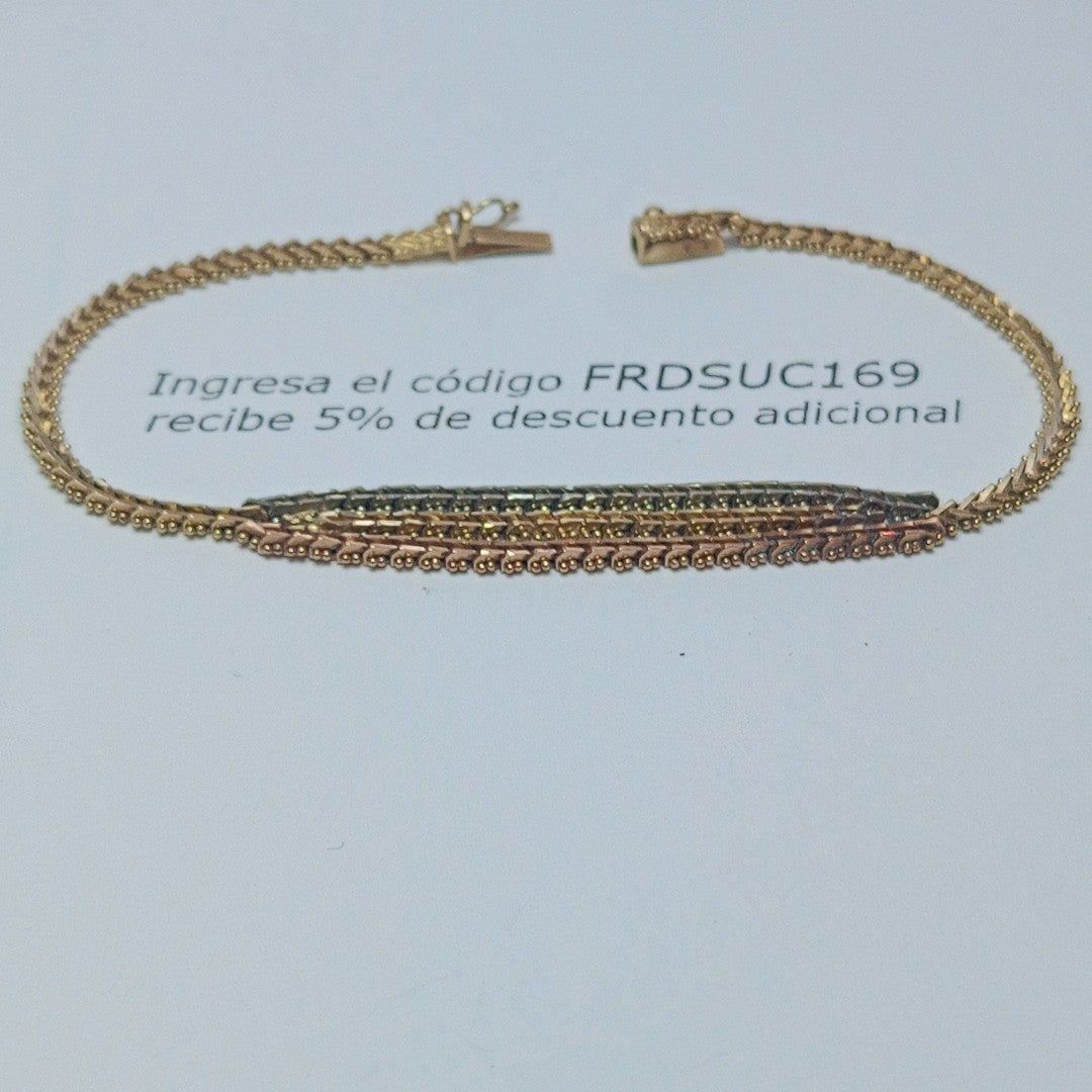 PULSERA ORO 14 K 9.2 GRMS (SEMINUEVO)