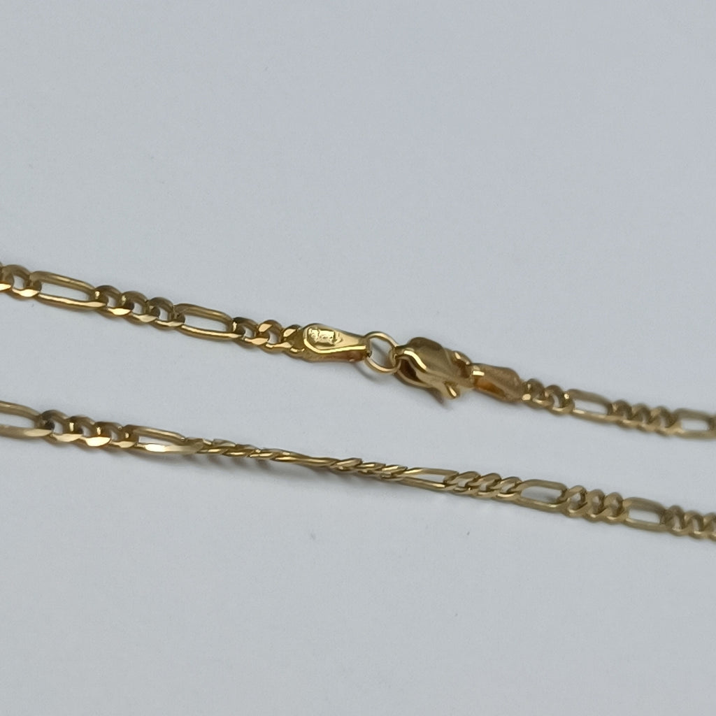 CADENA TEJIDO 3X1 14K 60 CM 5.7 GR (NUEVO)