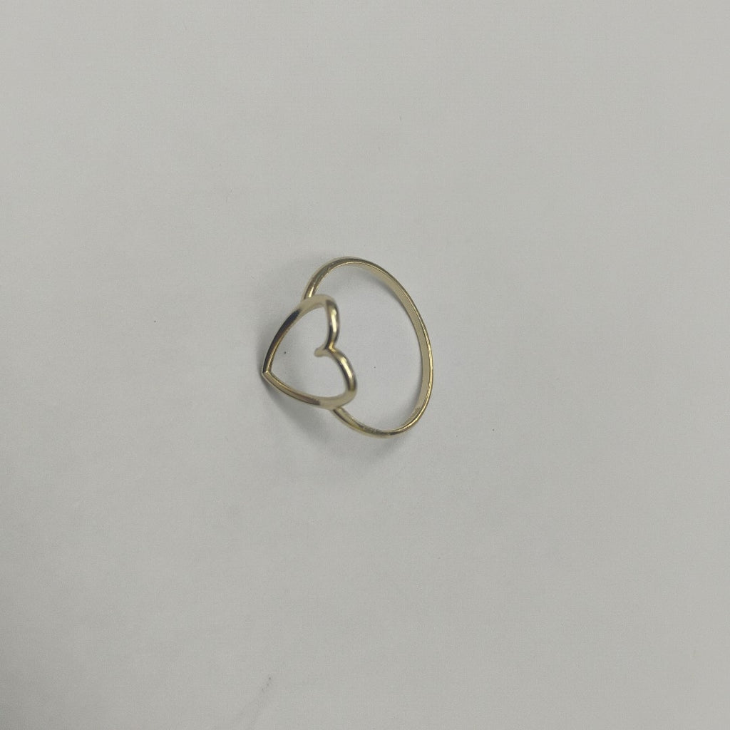 ANILLOS ANILLITO FIG CORAZON 10K TALLA 7 0.8 GR (NUEVO)